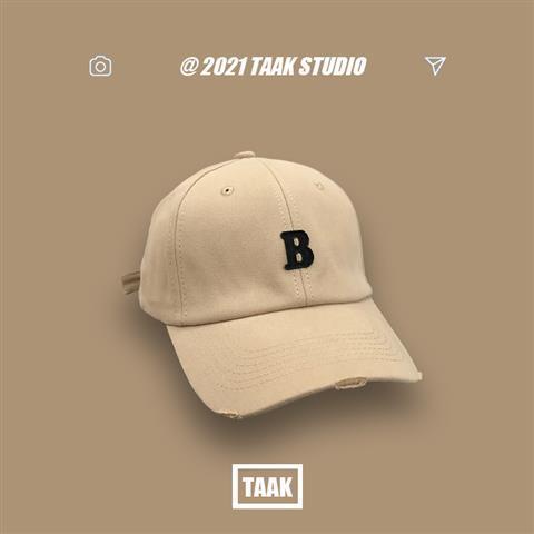 Mũ lưỡi trai họa tiết chữ B thời trang mùa hè Hàn Quốc cho nam và nữ