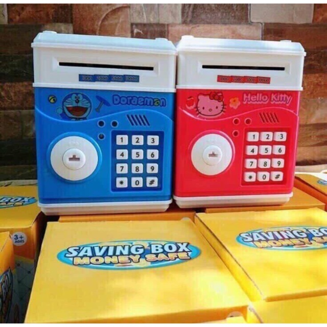 Két sắt mini cho bé ( có chìa khoá )