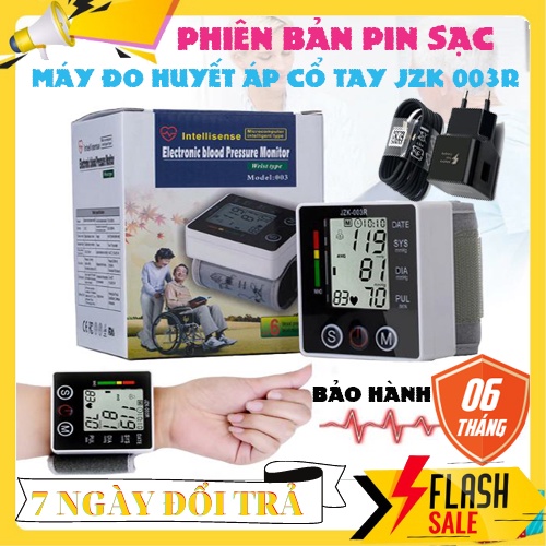 Máy Đo Huyết Áp Cổ Tay JZK - 003R - Pin liền kèm bộ sạc . Bảo hành 6 tháng