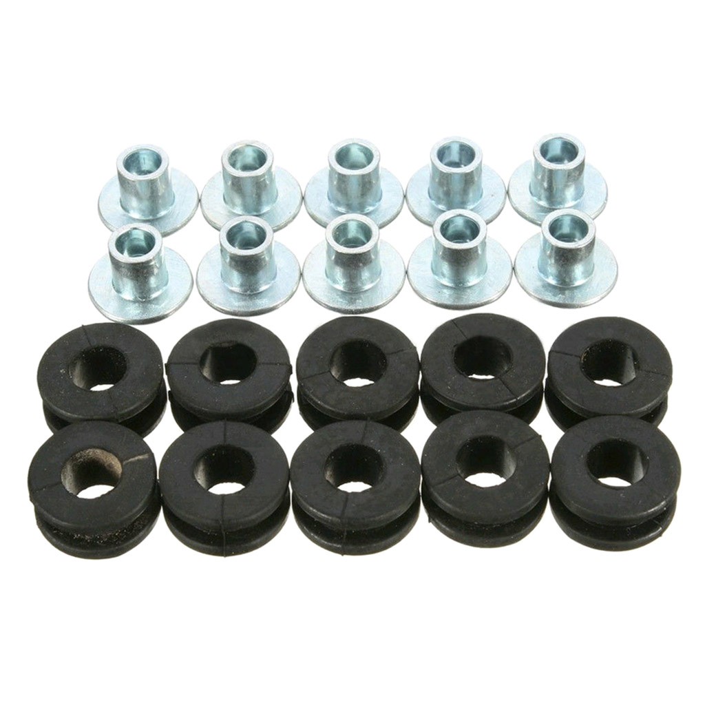 Set 10 Ốc Vít Cao Su Chuyên Dụng Cho Xe Mô Tô Honda Yamaha Suzuki Kawasaki Fairing 61