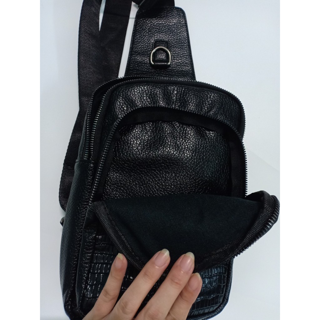 Túi đeo chéo nam CS2661 vân cá sấu- Thời trang Hàn Quốc | BigBuy360 - bigbuy360.vn