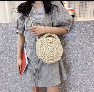 Túi cói ( giỏ cói đi biển) 109k