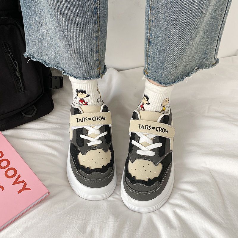 (ORDER) Giày sneaker thời trang nữ mũi tròn đế bánh mì tôn dáng thời trang ulzzang style