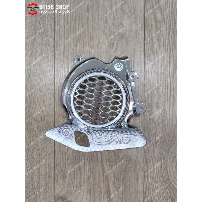 Bộ ốp bảo vệ xe vision 2021, mạ xi crom trắng (Có bán rời)