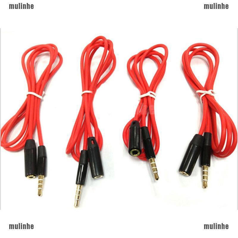 Mul❤ Cáp Chuyển Đổi Âm Thanh 3.5mm 4 Cực Chuyên Dụng Cho Tai Nghe