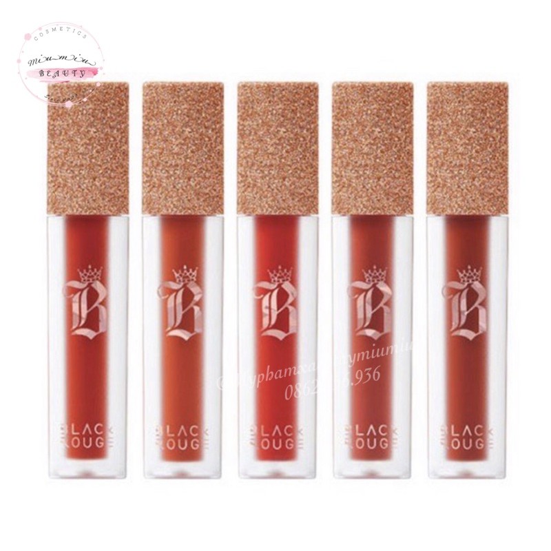 Son Kem Lì, Mịn Mượt Môi Black Rouge Air Fit Velvet Tint Version 7 4.5ml