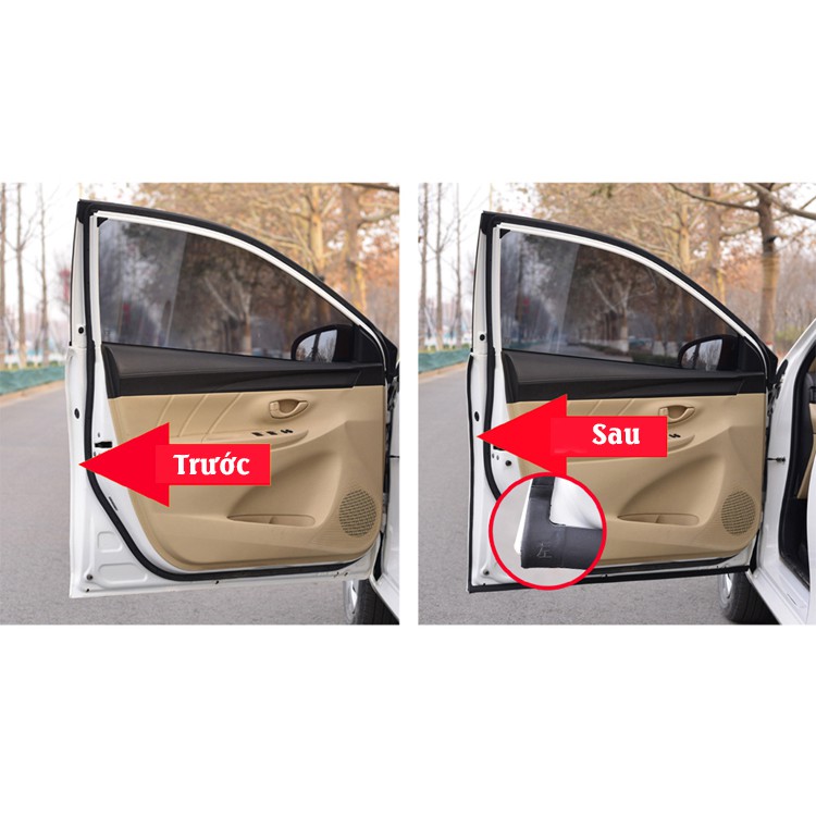 Combo trọn bộ gioăng cao su chống ồn, cách âm, chống bụi cho xe hơi