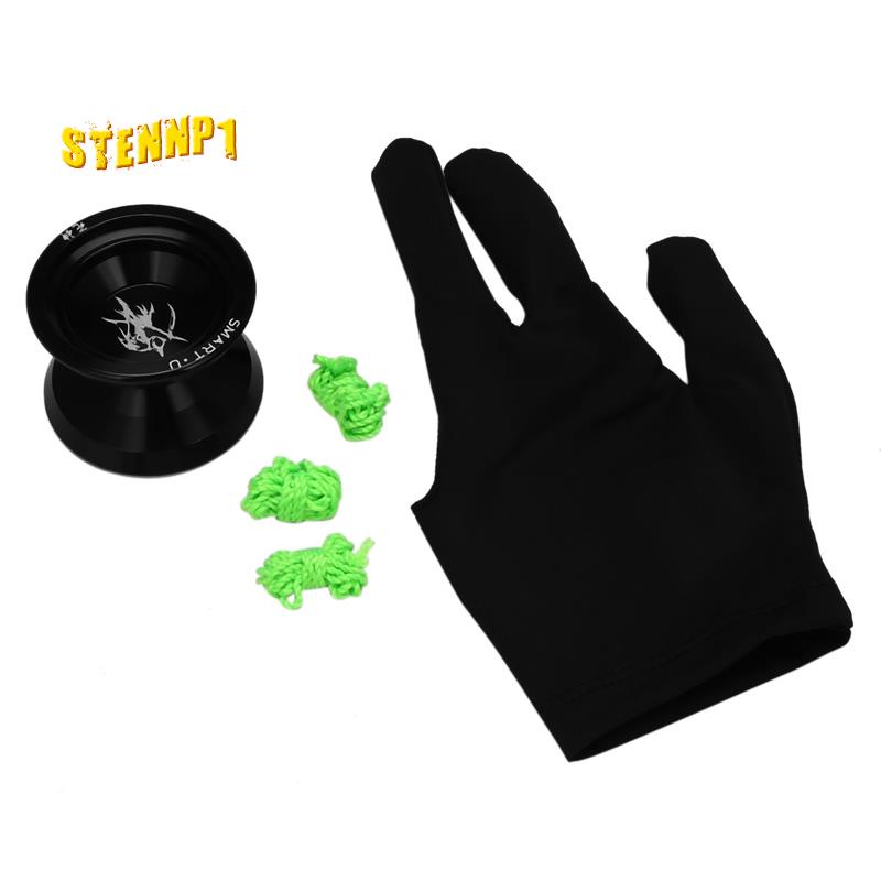Bộ Đồ Chơi Yoyo Bằng Kim Loại + Găng Tay + 3 Dây S2 Chuyên Nghiệp Bebooyo