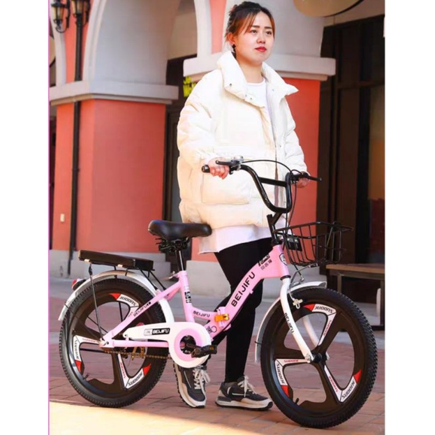 Sẵn 20inh, XE ĐẠP   BEIJIFU  PHIÊN BẢN GẤP GỌN CHO NỮ BÁNH XE  22inh