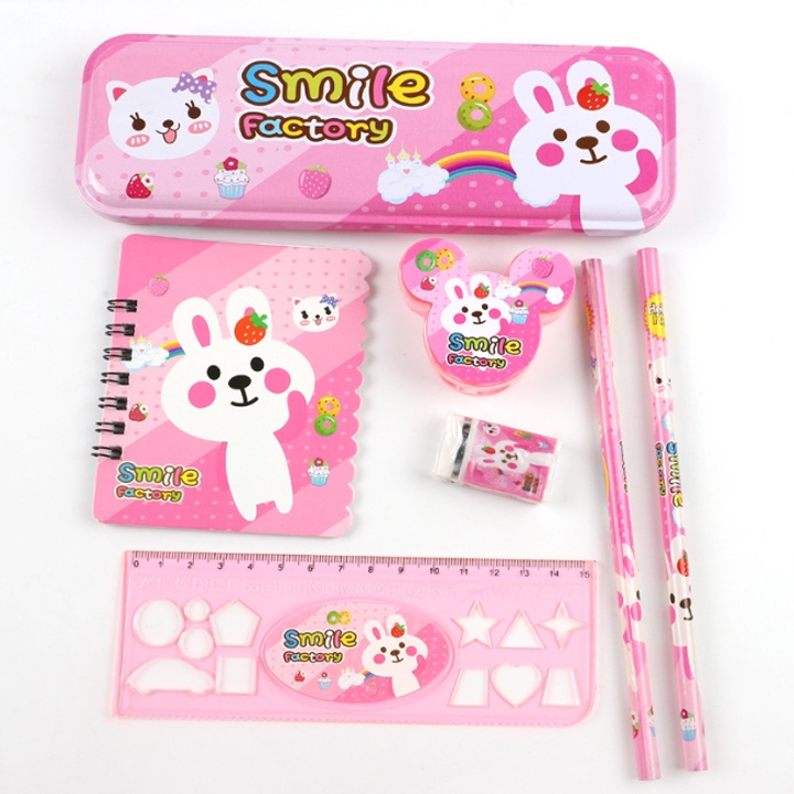 Combo đồ dùng học tập cute 7 món