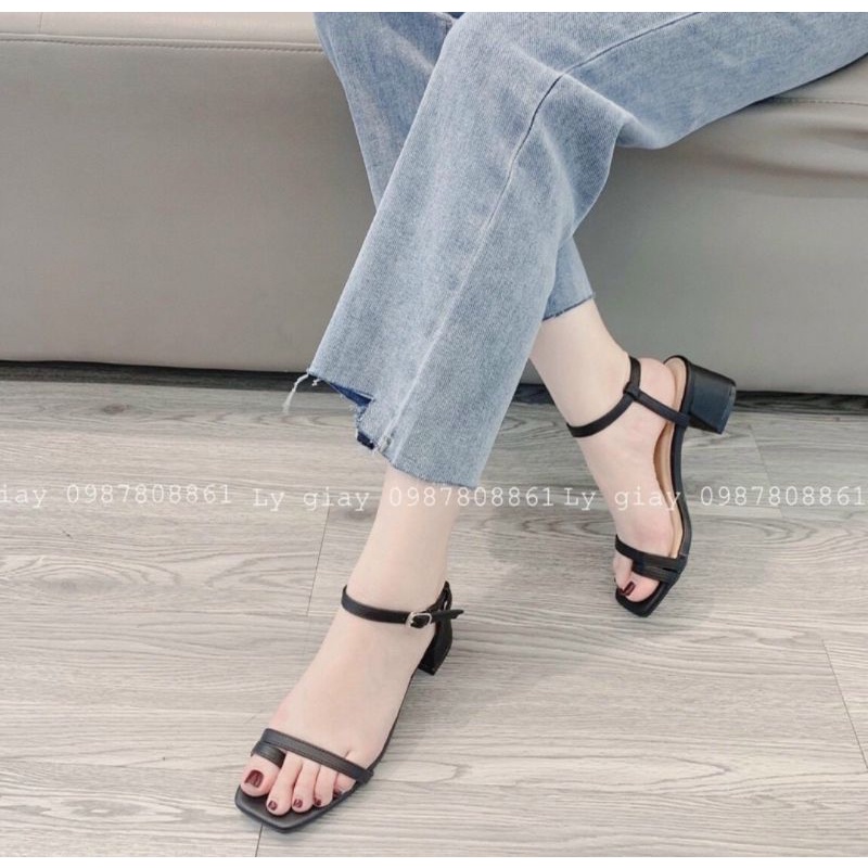 Sandal bigsize xỏ ngón quai ngang dây mảnh