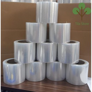 [5 cuộn] Combo 5 cuộn màng chít cao 10 cm - 500 gram/cuộn (màng bọc, màng quấn pallet, màng quấn đồ)