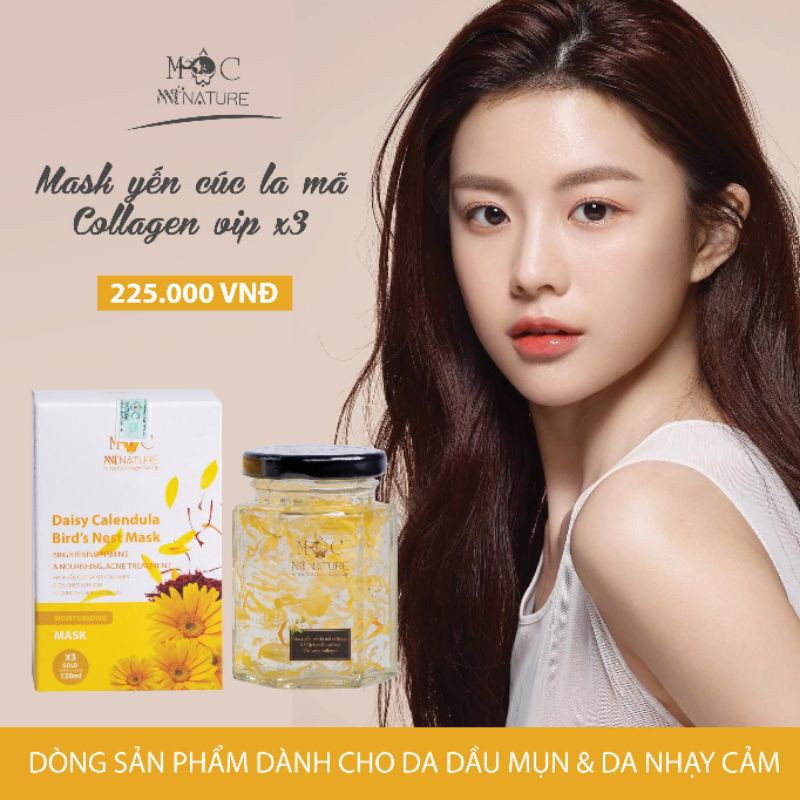 [Hàng thương hiệu- Giá sốc] Nạ yến tươi collagen Mộc dưỡng đẹp da, chống lão hoá da