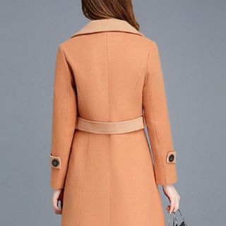 ÁO KHOÁC DẠ CỔ VEST DÁNG DÀI CAO CẤP