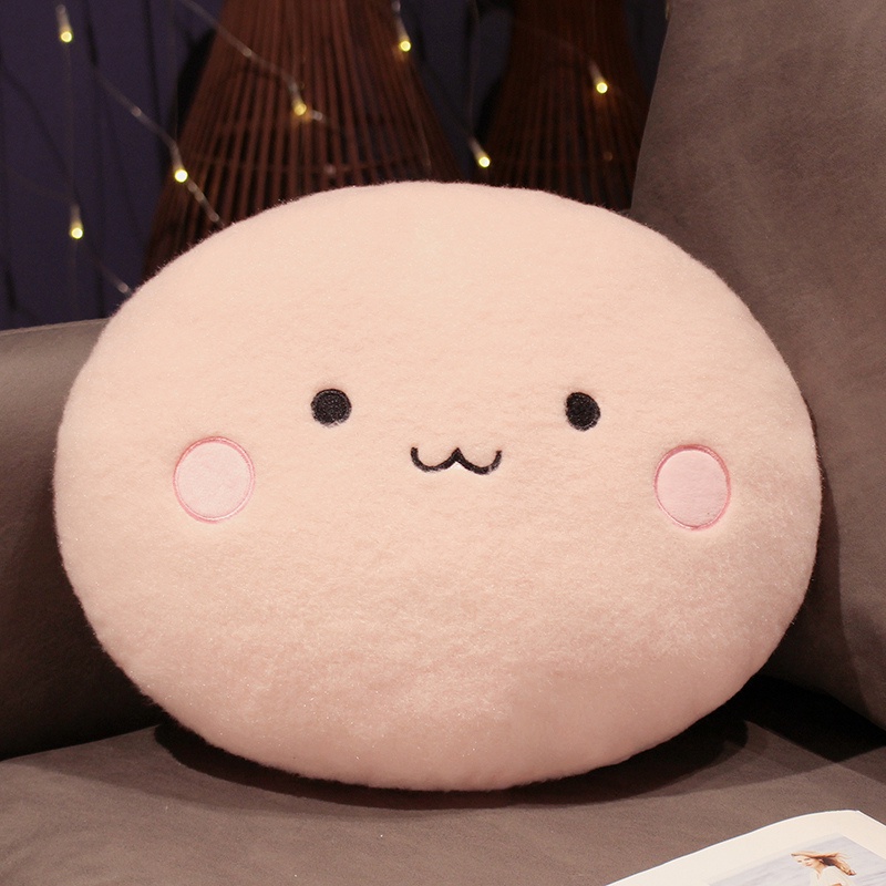 Gối Nhồi Bông Hình Bánh Bao Siêu Mềm 30*35cm Dành Cho Bé