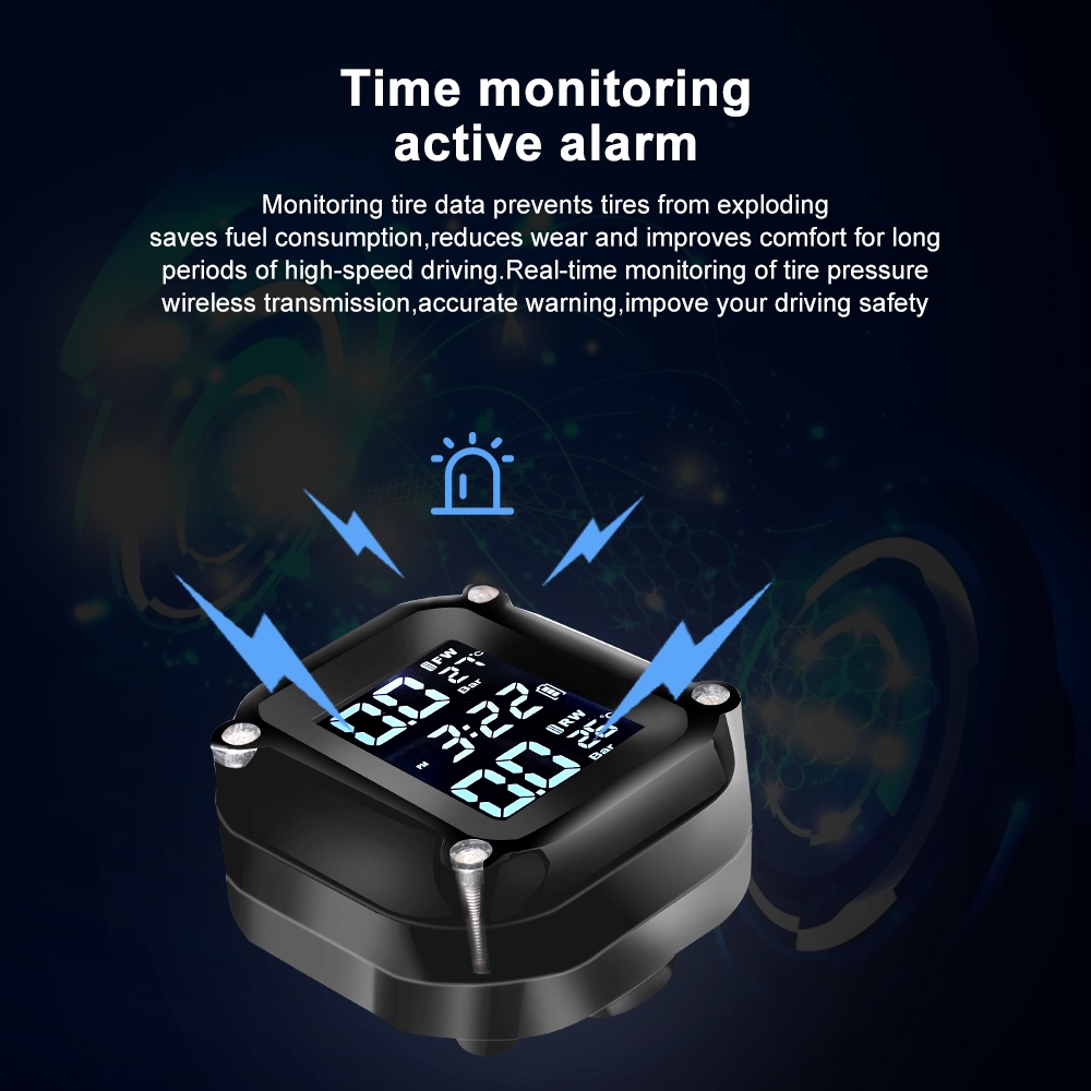 Hệ Thống Báo Động Áp Suất Lốp Xe Máy TPMS