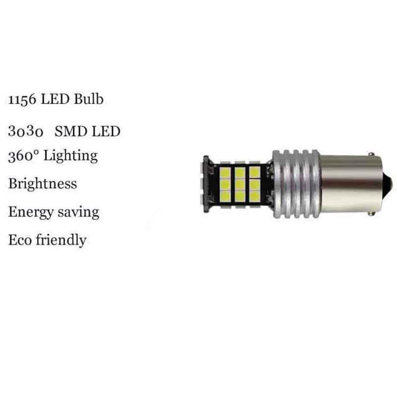 Đèn Led Chân 1156 - 24 SMD 3030 Cho Xi Nhan, Báo Rẽ, Đèn Hậu, Đèn Lùi Cho ô tô, xe máy