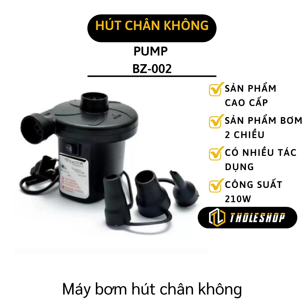 Bơm Điện 2 Chiều - Thổi, Hút  Chân Không Chuyện Dụng Bơm Phao Bơi, Ghế, Nệm Hơi 4361
