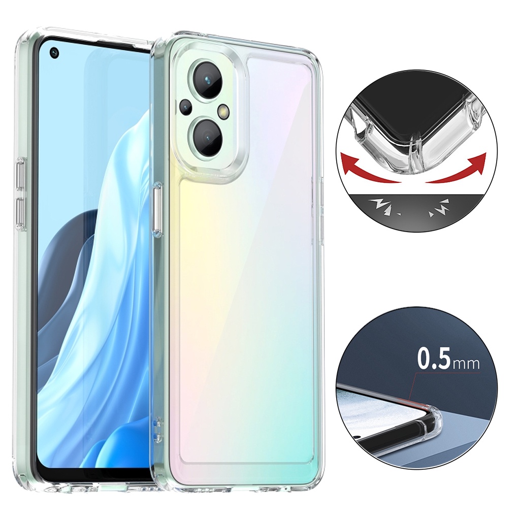 Ốp lưng Oppo Reno 8z 8 Lite 7z 7 5G Reno 6 Reno 6z Reno 5 Reno 4 Reno 2Z Reno 2f Trong Suốt Chống Sốc Chống Rơi Vỡ [CS]