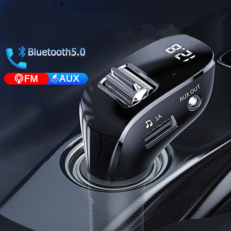 Máy Phát Fm Bluetooth 5.0 Aux F40 Kiêm Máy Nghe Nhạc Mp3 Cho Xe Hơi