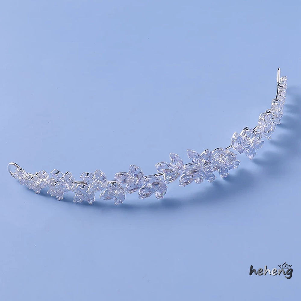 Băng Đô Hợp Kim Đính Đá Không Gây Dị Ứng Dùng Để Hóa Trang Tiệc Cưới