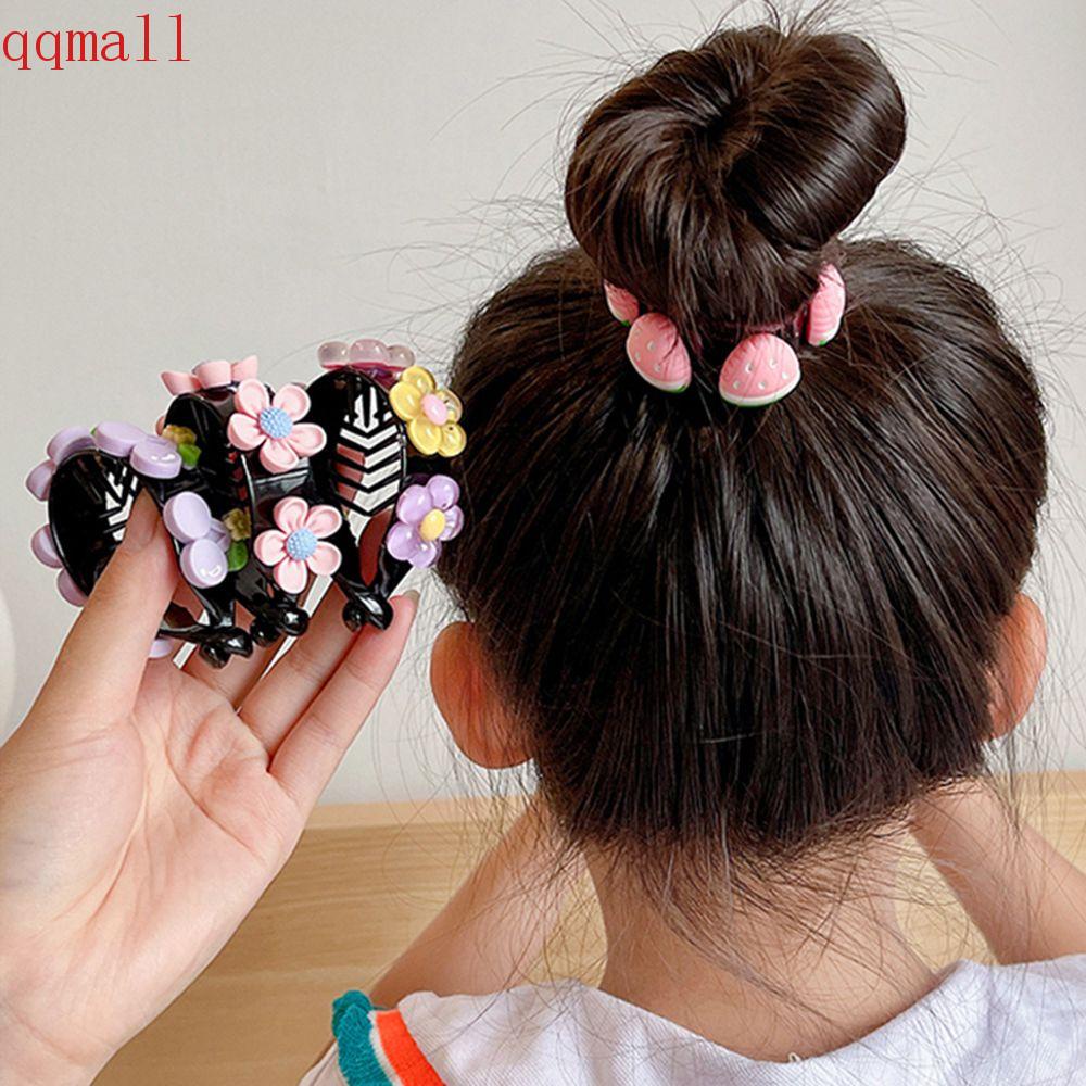 Kẹp Tóc Hình Trái Tim / Dâu Tây / Chuối Kiểu Hàn Quốc Dễ Thương Cho Bé Gái