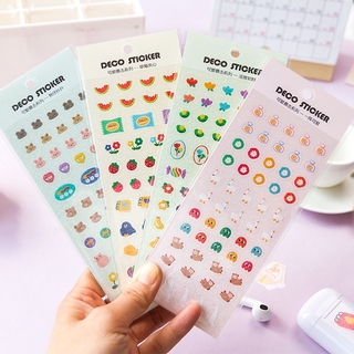Tấm Nhãn Dán Dễ Thương Trang Trí Nhật Ký Sổ Lưu Niệm Tiện Dụng