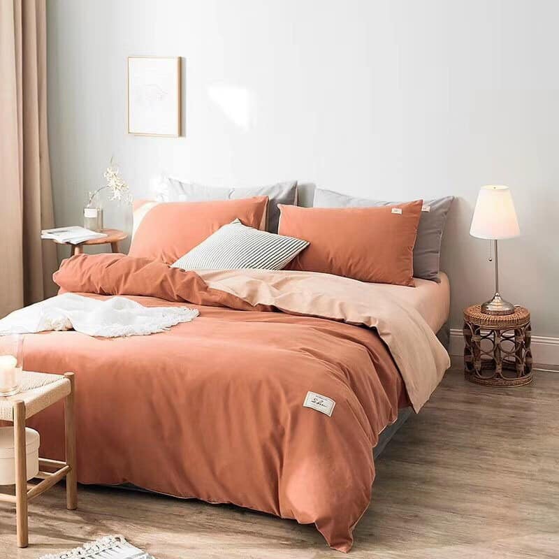 Bộ chăn ga gối cotton tici Gác xép decỏ chăn ga gối cotton Hàn Quốc đủ màu đủ size | BigBuy360 - bigbuy360.vn