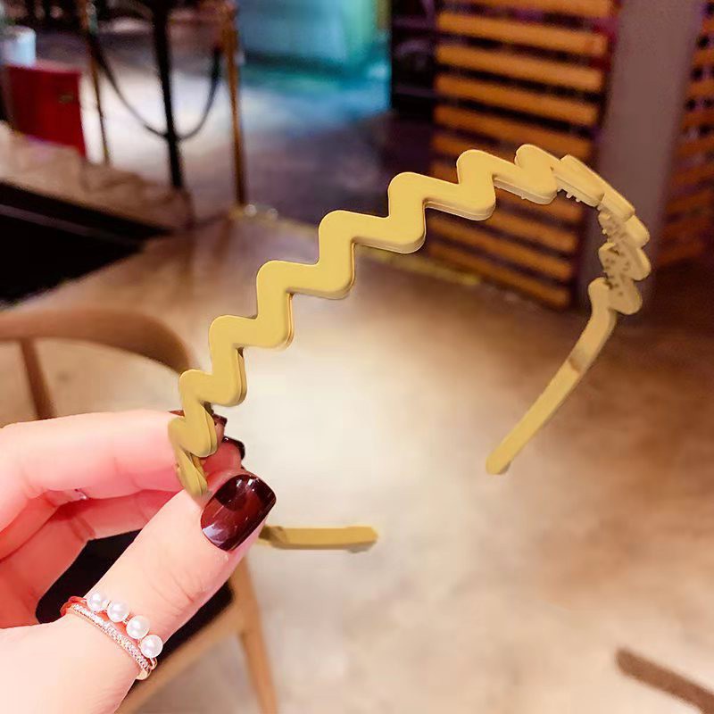 Băng Đô Gợn Sóng Chống Trượt Thiết Kế Đơn Giản Thời Trang 2022