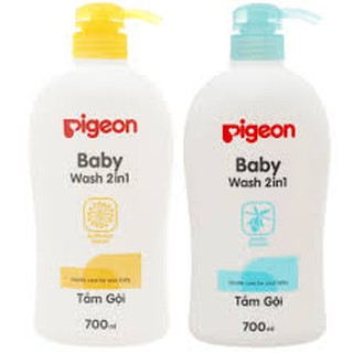Sữa tắm pigeon baby wash 2in1 700ml