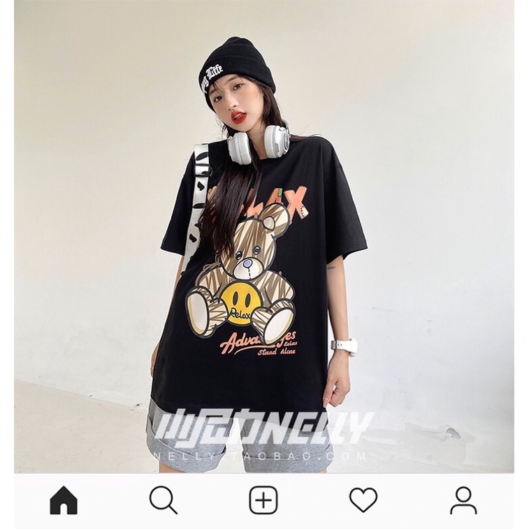 Áo phông nelly heybig (có sẵn) gấu relax