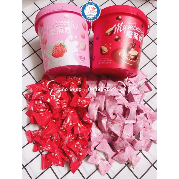 Xô kẹo socola My Memories - 168g