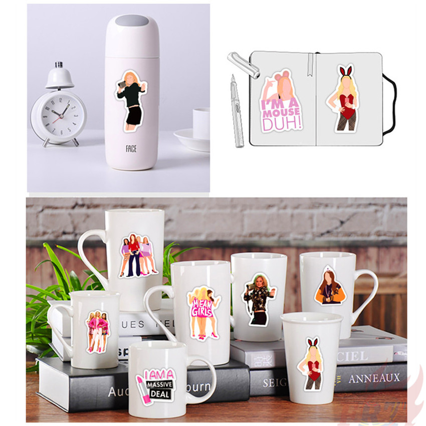 Bộ 50 miếng dán họa tiết Mean Girls Series 03 phong cách thời trang chống thấm nước