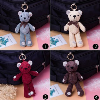 Thú đeo balo,móc khóa | Thú đeo trang trí | Móc Khóa hình con Gấu Teddy Lấp lánh