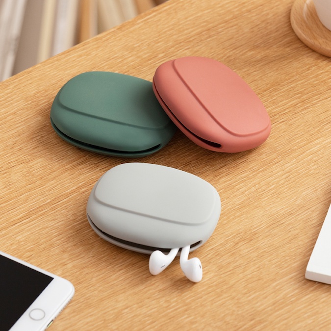 SUPO DEPOT - Hộp Đựng Tai Nghe Bằng Silicon Kèm Ví Nhỏ Gọn Tiện Lợi