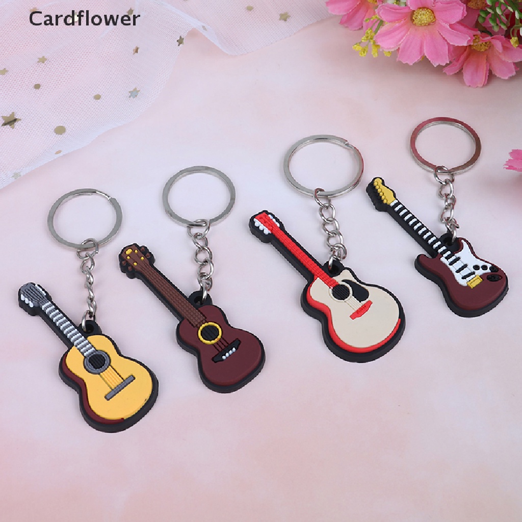 Bộ 2 Móc Khóa Silicone Mềm Cho Đàn Guitar Điện / Ukulele Cổ Điển