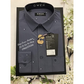 [OWEN SALE MẪU MỚI 2019] ÁO SƠ MI NAM DÀI TAY HỌA TIẾT AS91288DT