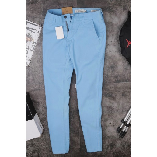 Quần kaki dáng hàn ( mầu xanh bạc hà)