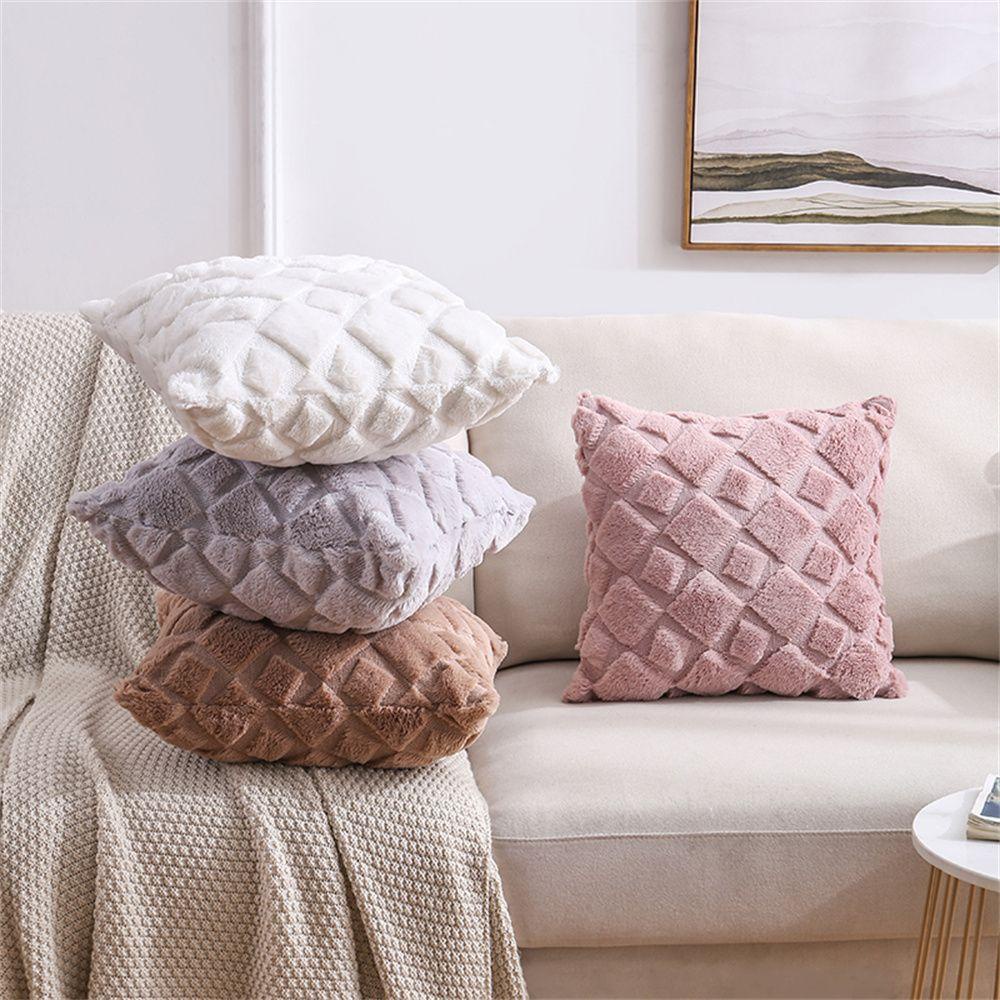 Vỏ Gối Hai Mặt 45 * 45CM Bằng Vải Bông Sang Trọng Trang Trí Ghế Sofa