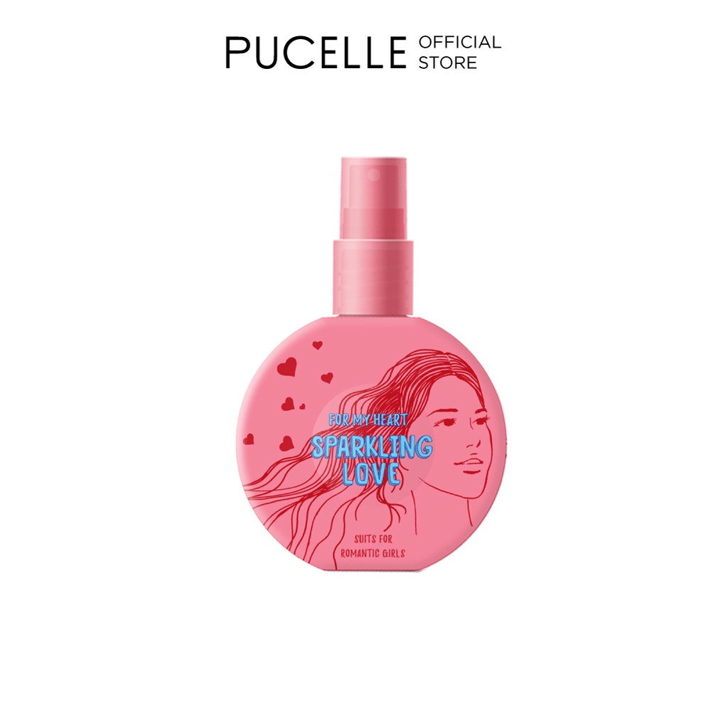 Nước Hoa PUCELLE Mist Cologne Sparkling Love For My Heart 75ml