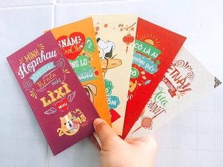 [1 CÁI] Bao lì xì tết 2021 mẫu mới siêu đẹp