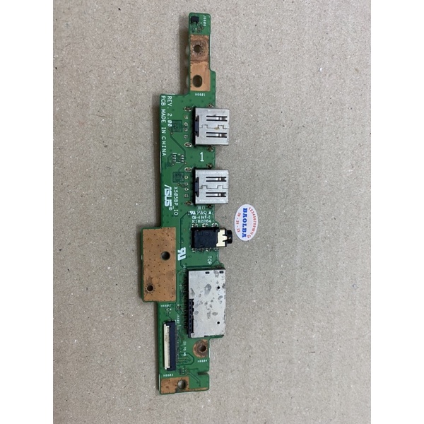 Board jack âm thanh - thẻ nhớ - usb laptop asus X505 X505BP