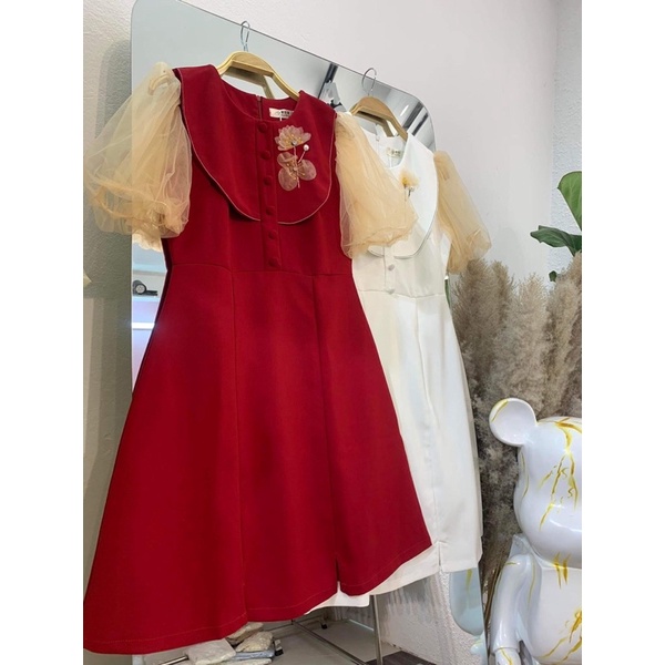 com bo đầm thêu siêu phẩm