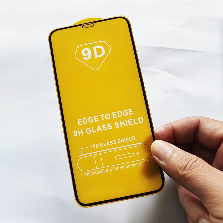 Kính Cường Lực Apple iPhone 11 Pro 9D Full Keo Full Màn Hình - Miếng Dán Màn Hình Cao Cấp - Viền Đen