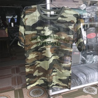 Áo lưới in loang, phong cách cá tính
