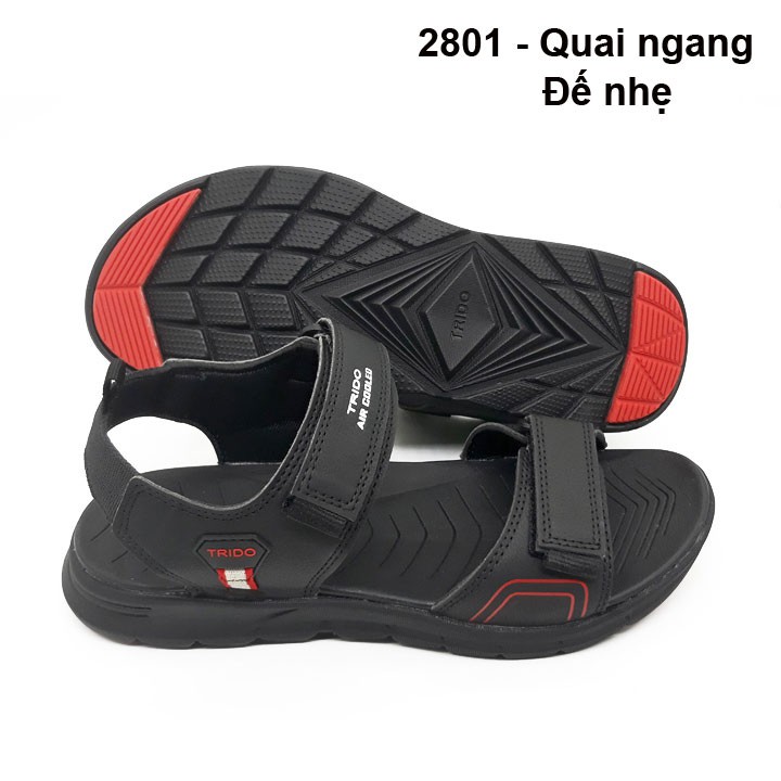 Giày Sandal Quai Chéo Nam Trido 8820A Xám