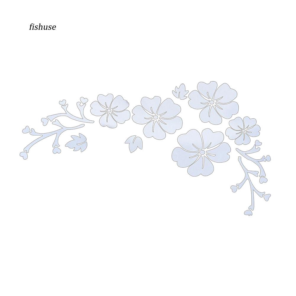 Decal dán trang trí hình hoa đào cho xe hơi