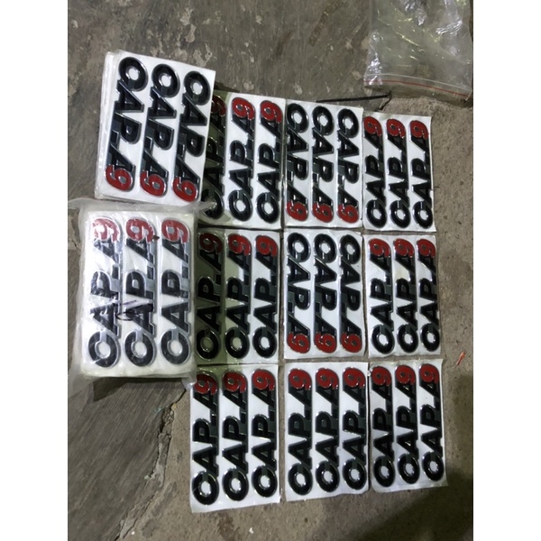 tem nổi Capa a9  hàng chữ nổi cao cấp