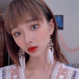 Hoa Tai Lông Vũ Đậm Chất Hoang Dã