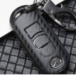 Ốp Carbon chìa khóa ô tô Mazda CX5, Mazda 3, 6